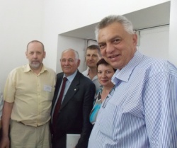 На встрече с Президентом НМП Рошалем Л.М. (Новосибирск)