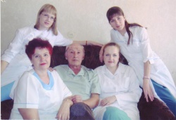 Косарев Ю.В. с докторами глазного отделения