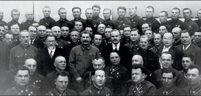 Сталин И.В. с руководством НКВД